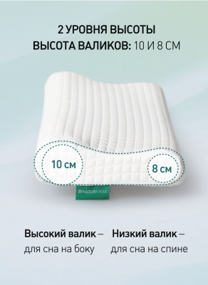 Подушка Natura Vera Ergo Nova Mini 38х58 — купить в интернет магазине в Магнитогорске